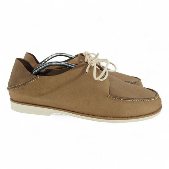 OluKai Holokai Moc Toe Leather Casual Loafers Men\'s 8.5 Tan‎ main image 11